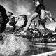That’s Ferlic’s working half, showing good form by landing in the shallow water. (Photo credit: Getty)
